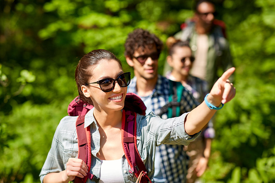 Wanderungen im Grünen