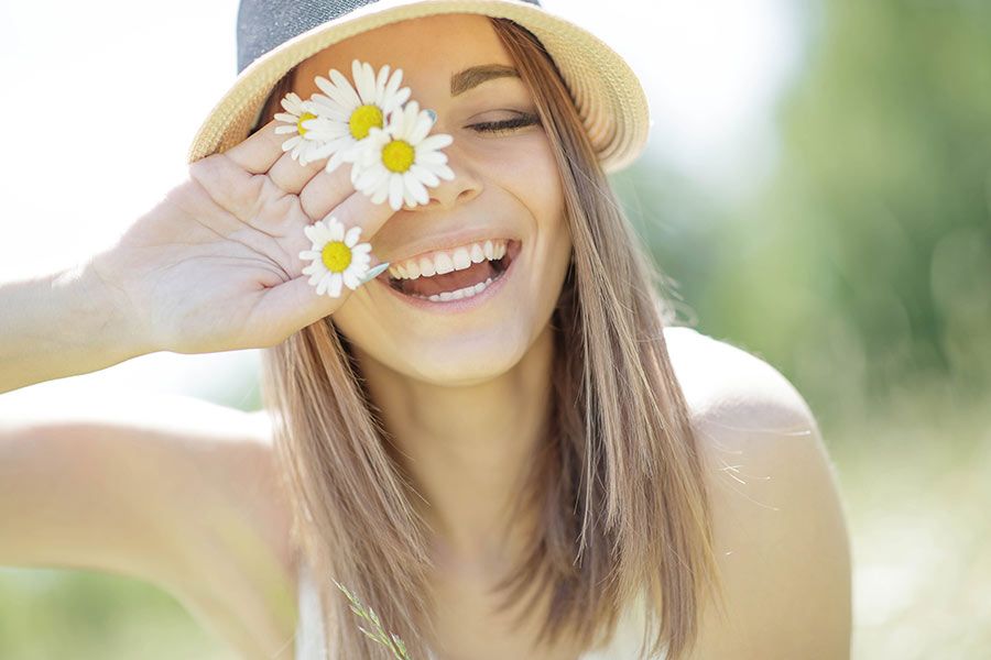 Blumen machen glücklich