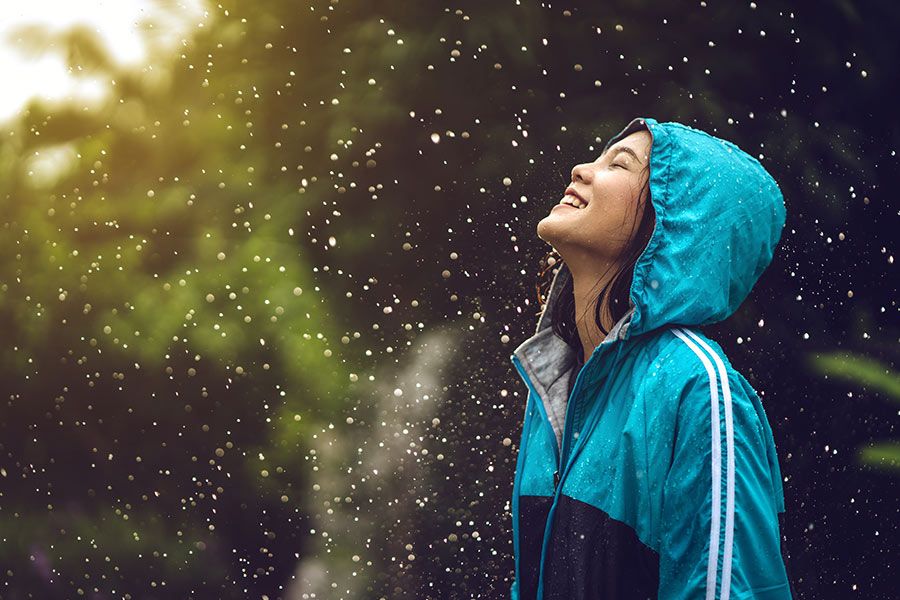 Regen! Das Konfetti des Himmels